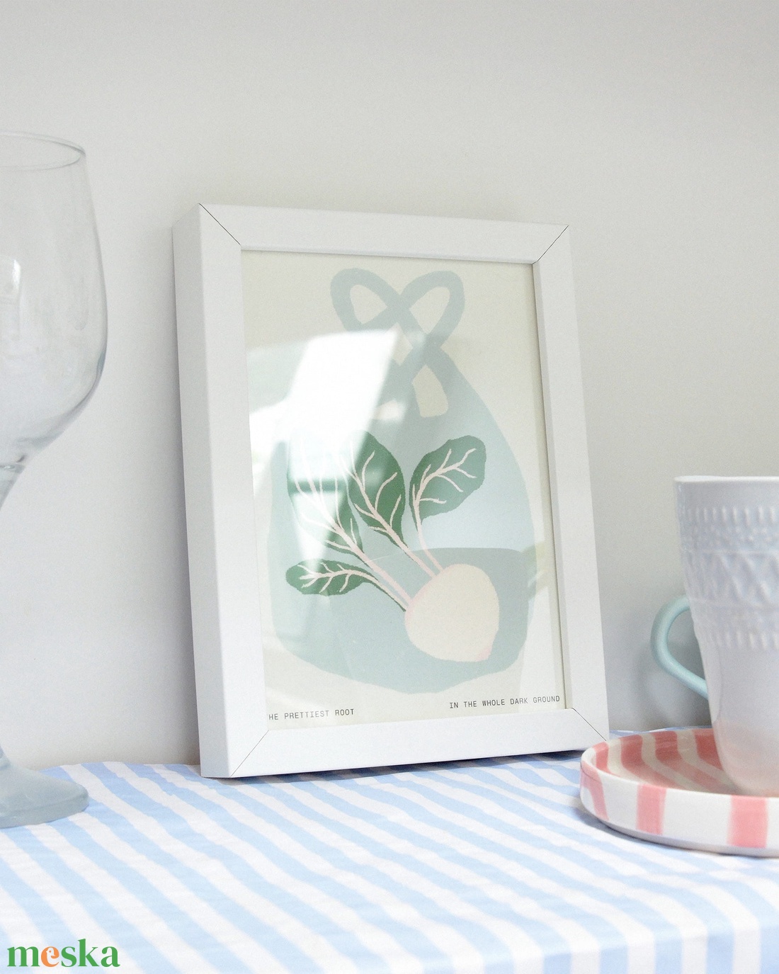 Vajretek szatyor � 'Tiny Garden' sorozatból / Illusztrált nyomat - művészet - grafika & illusztráció - művészi nyomat - Meska.hu