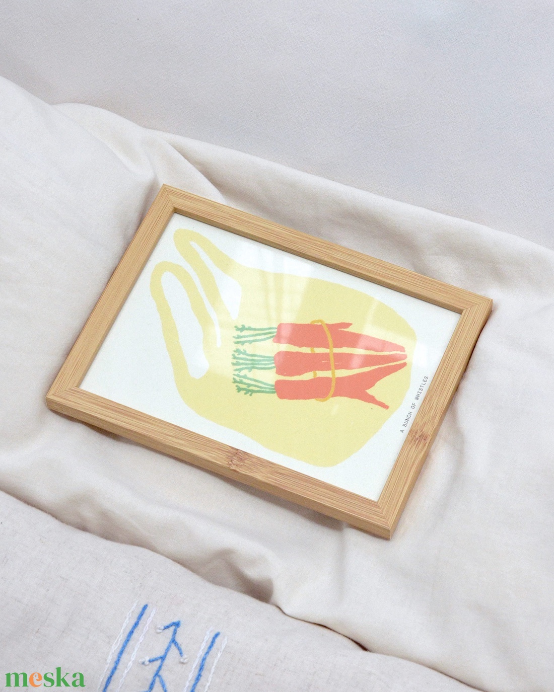 Répa szatyor � 'Tiny Garden' sorozatból / Illusztrált nyomat - művészet - grafika & illusztráció - művészi nyomat - Meska.hu