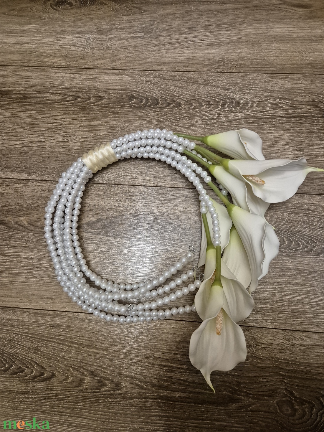 Örök kála menyasszonyi csokor - esküvő - esküvői szett - Meska.hu