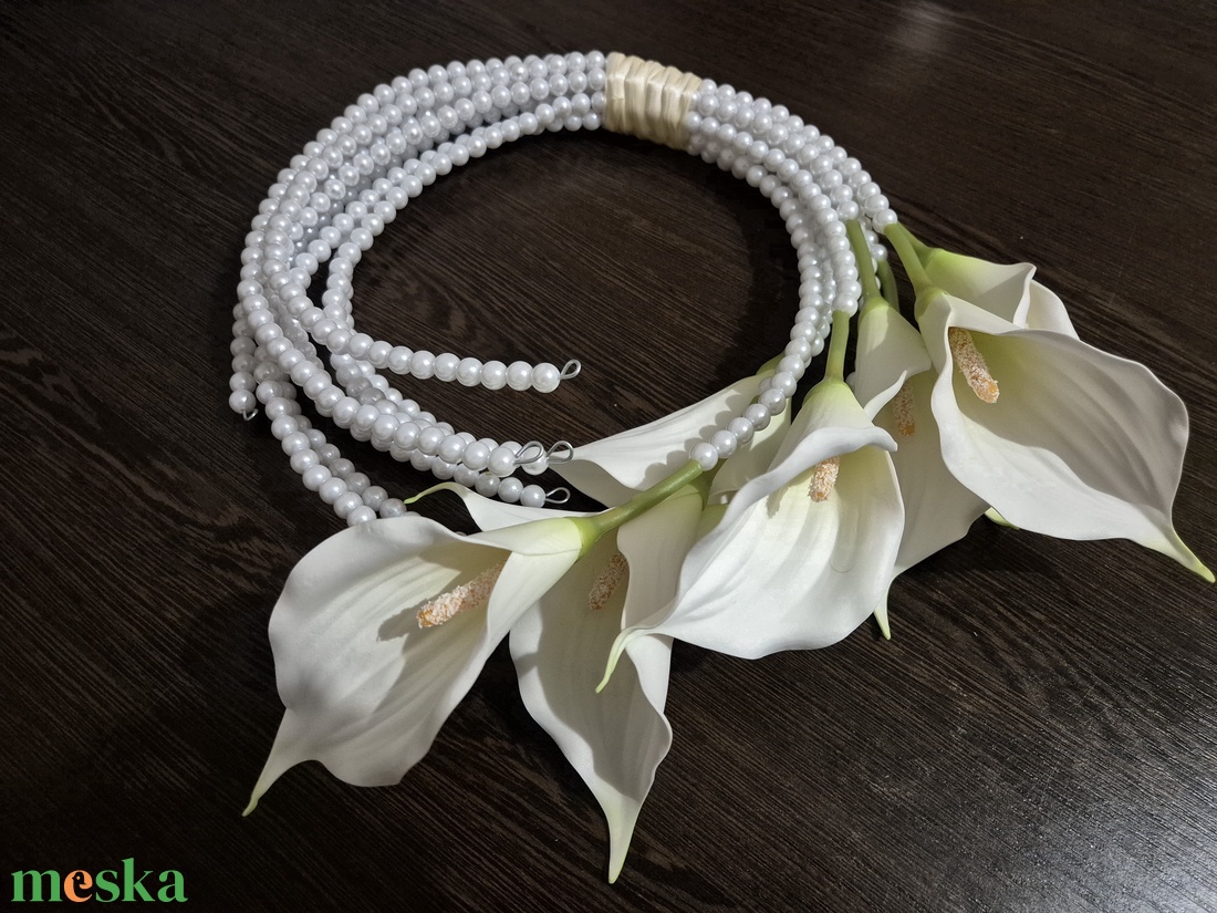 Örök kála menyasszonyi csokor - esküvő - esküvői szett - Meska.hu