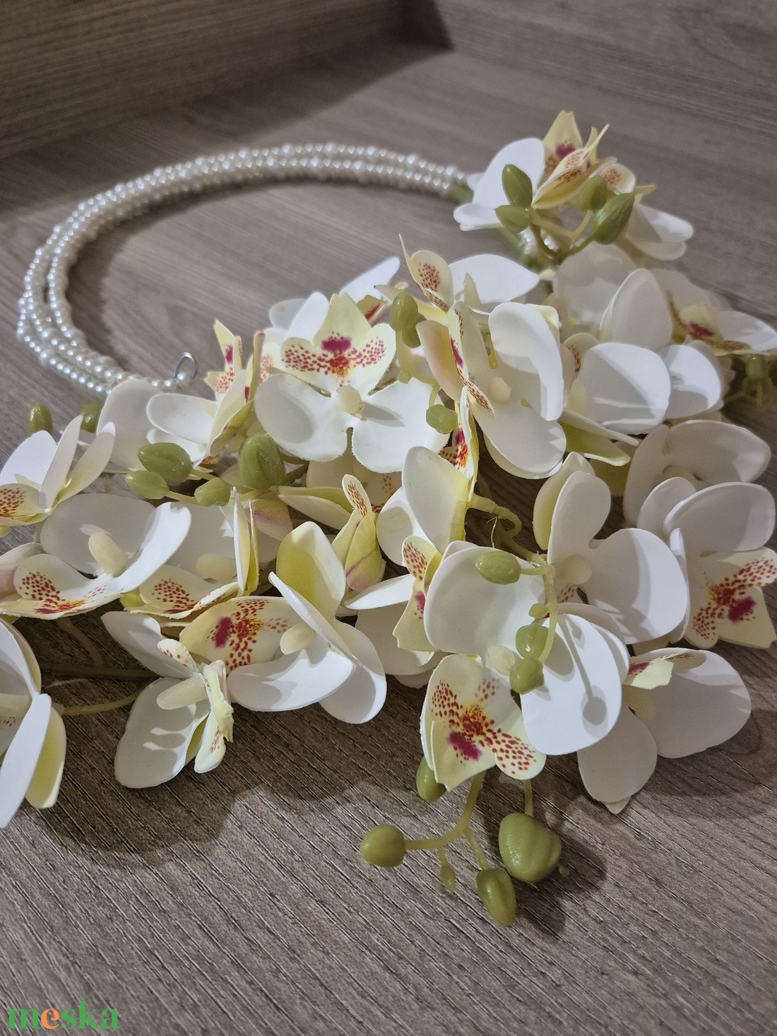Örök orchidea menyasszonyi csokor - esküvő - menyasszonyi- és dobócsokor - Meska.hu