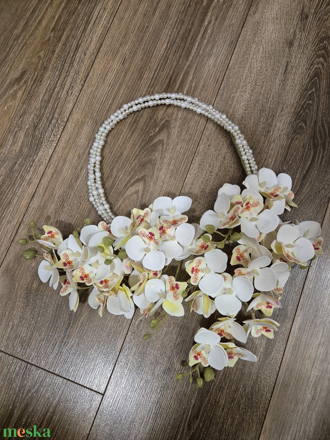 Örök orchidea menyasszonyi csokor - esküvő - menyasszonyi- és dobócsokor - Meska.hu