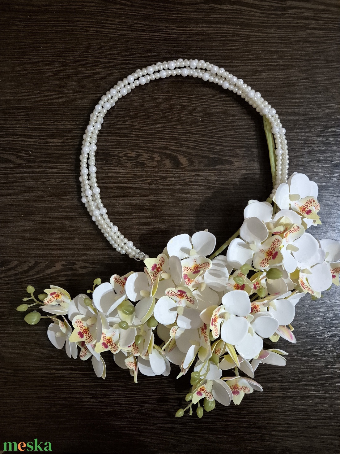 Örök orchidea menyasszonyi csokor - esküvő - menyasszonyi- és dobócsokor - Meska.hu