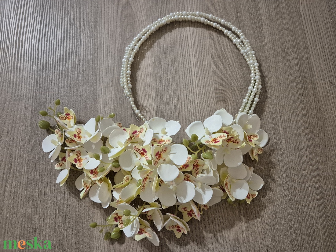 Örök orchidea menyasszonyi csokor - esküvő - menyasszonyi- és dobócsokor - Meska.hu