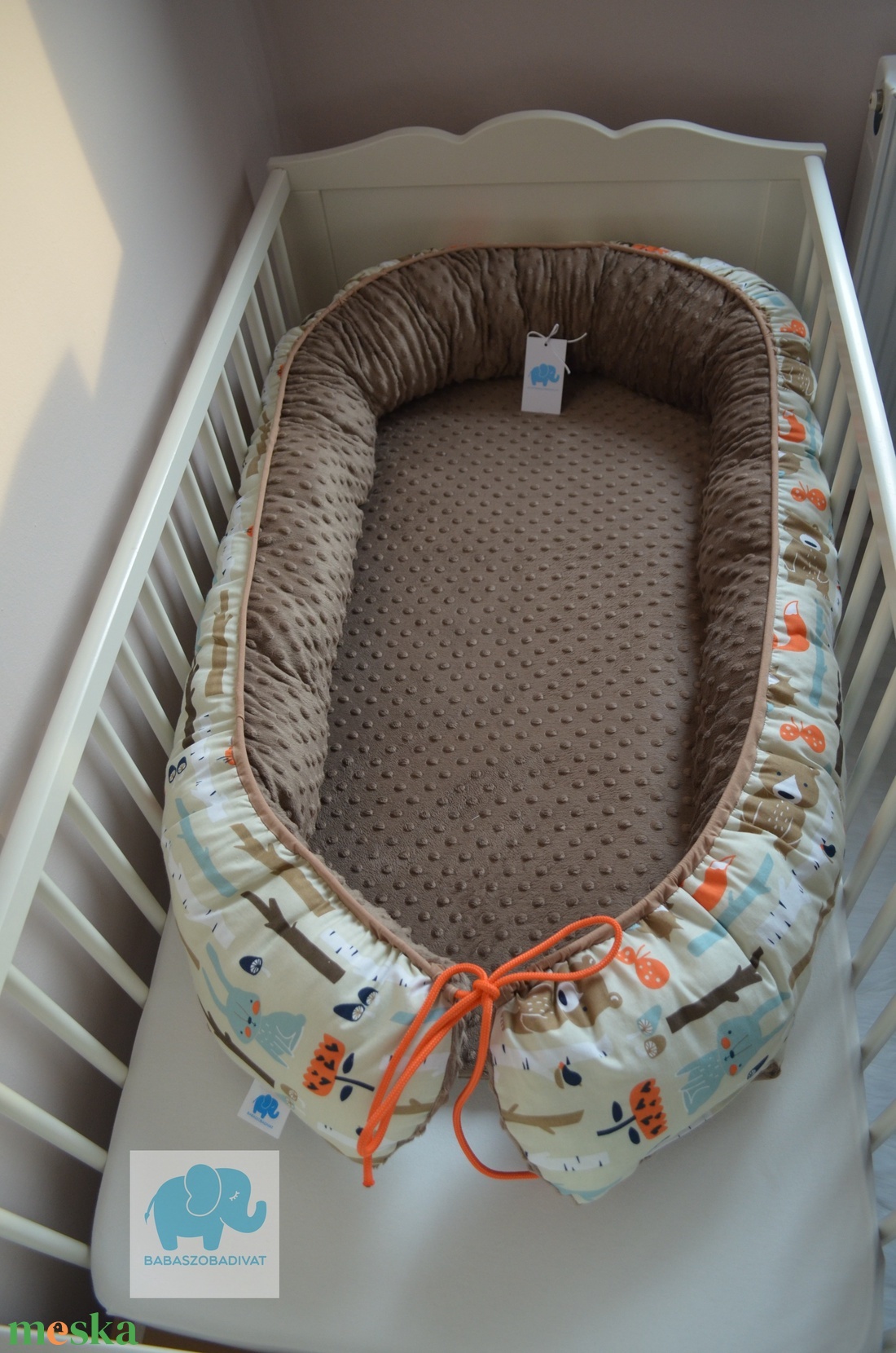 Óriás babafészek (XXL) erdő állatai - játék & sport - 3 éves kor alattiaknak - Meska.hu