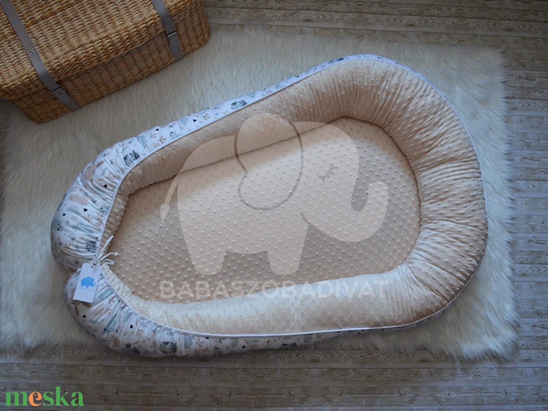 Óriás babafészek (XXL) nyuszi, bagoly - otthon & életmód - babaszoba, gyerekszoba - baba ágynemű - Meska.hu