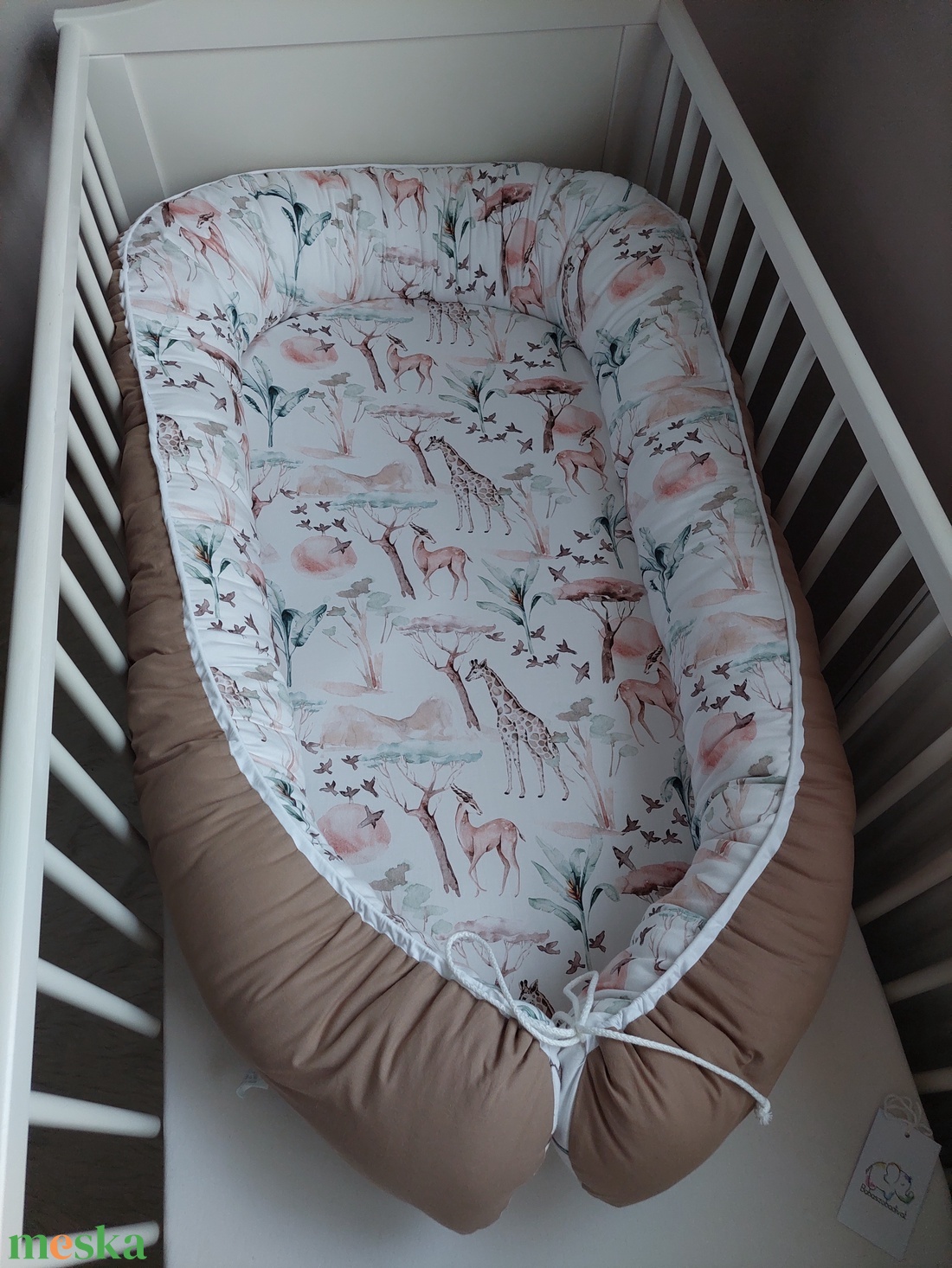 Szafari, prémium, designer XXL-es babafészek, középbarna - otthon & életmód - babaszoba, gyerekszoba - babafészek - Meska.hu Szafari, prémium, designer XXL-es babafészek, középbarna - otthon & életmód - babaszoba, gyerekszoba - babafészek - Meska.hu