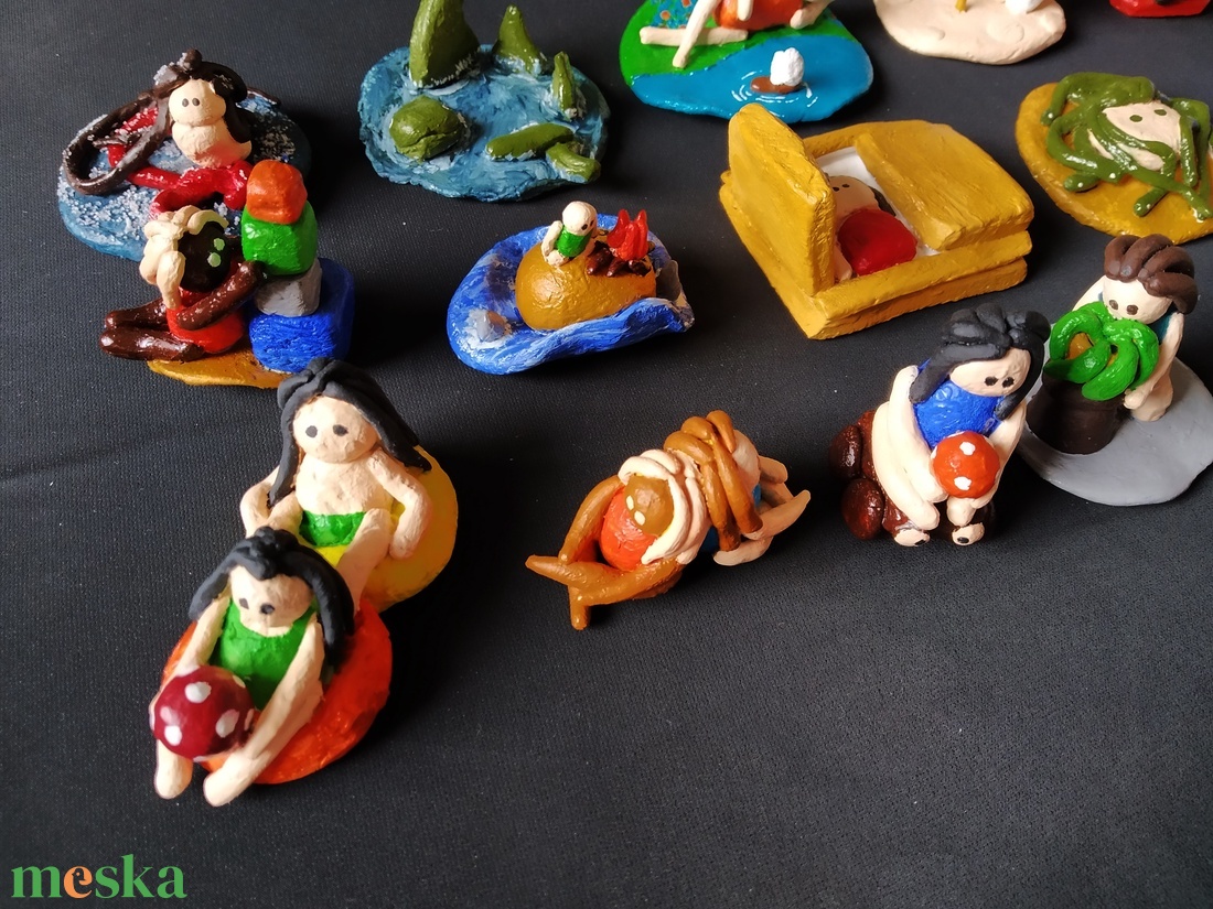 Festett gyurma figurák, emberek, állatok - otthon & életmód - dekoráció - dísztárgy - Meska.hu Festett gyurma figurák, emberek, állatok - otthon & életmód - dekoráció - dísztárgy - Meska.hu