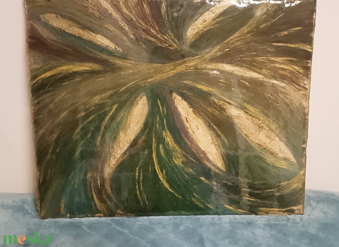 Atlantis - olajfestmány magasfényű epoxi fedőréteggel - művészet - festmény - olajfestmény - Meska.hu