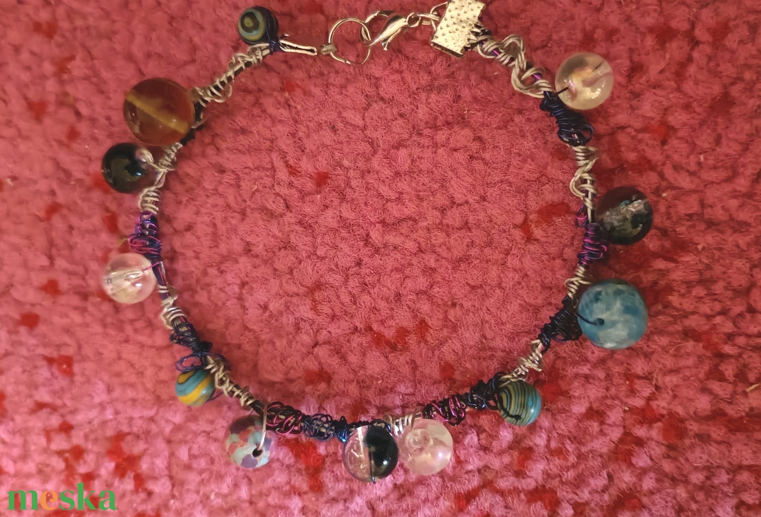 Csakra karkötő - ékszer - karkötő - ásványkarkötő - Meska.hu