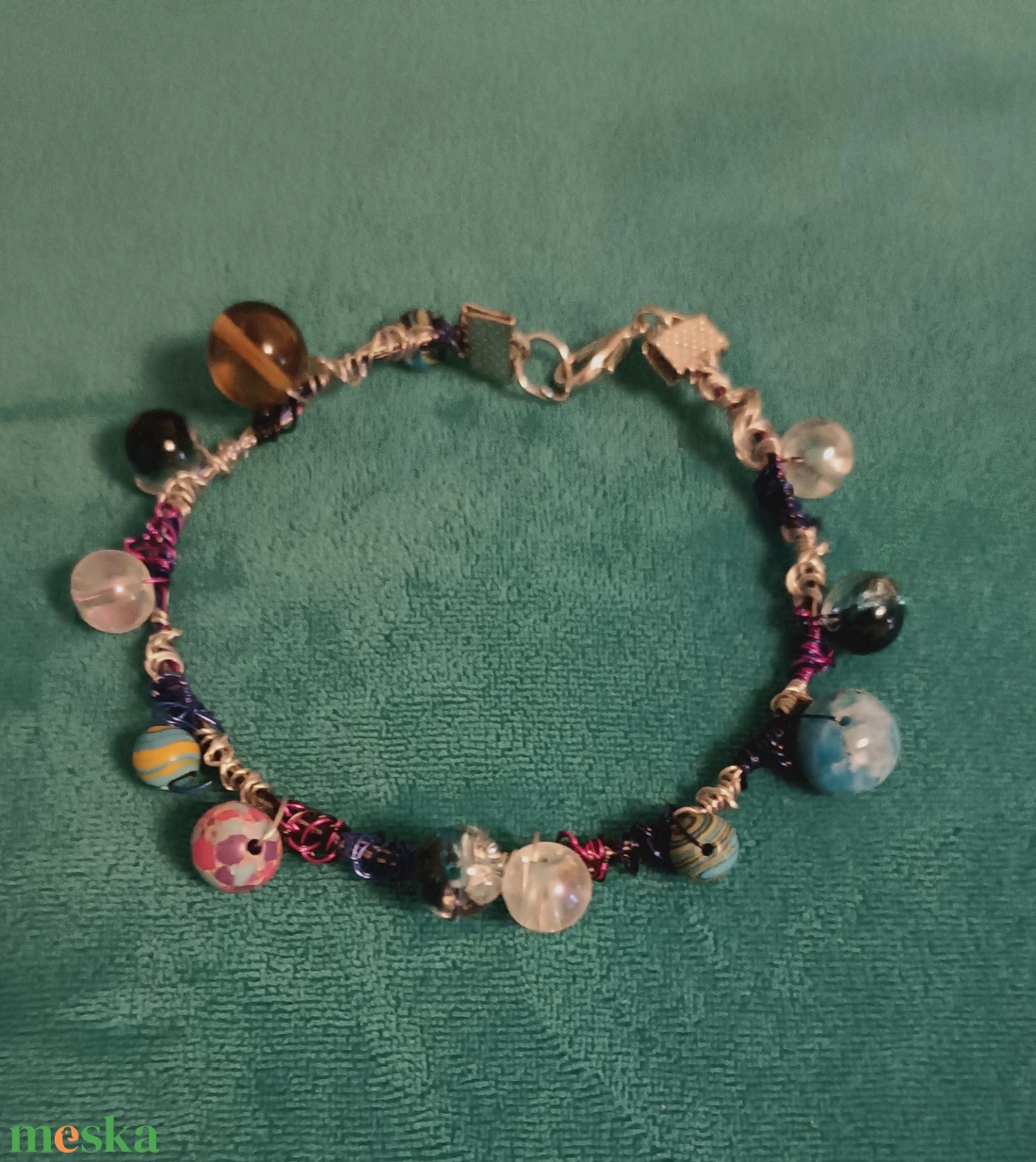 Csakra karkötő - ékszer - karkötő - ásványkarkötő - Meska.hu