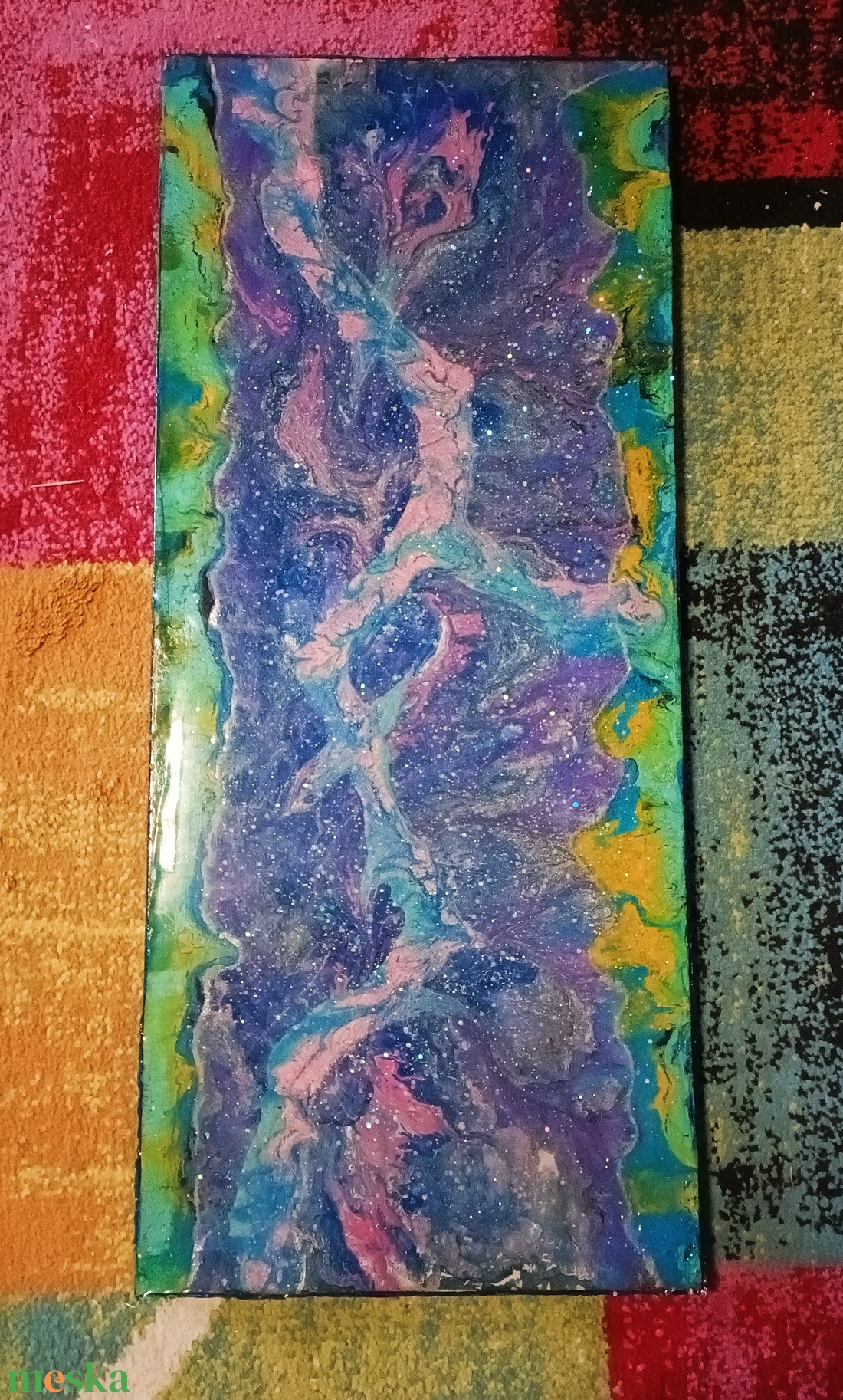 'Kezdet' / 'Beginning' - 30 x 70 cm  - művészet - festmény - akril - Meska.hu