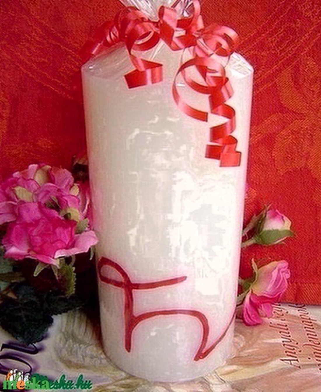 Beavatott NAGY atlantiszi angyalgyertya - SIMIEL - otthon & életmód - gyertya, illat, aroma - gyertya - Meska.hu