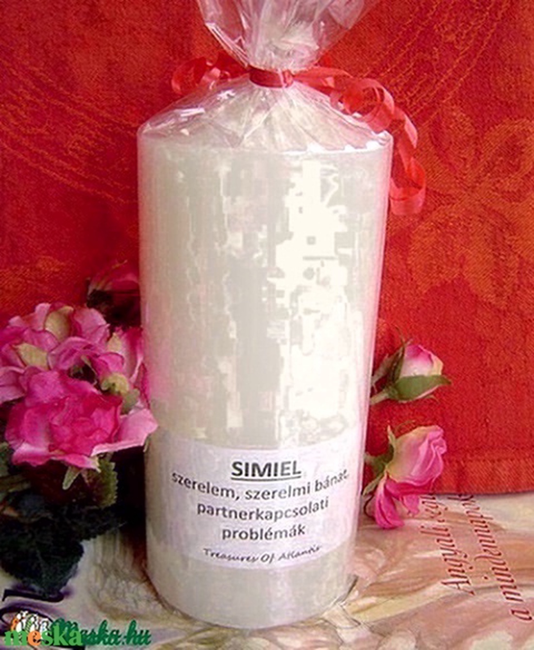 Beavatott NAGY atlantiszi angyalgyertya - SIMIEL - otthon & életmód - gyertya, illat, aroma - gyertya - Meska.hu