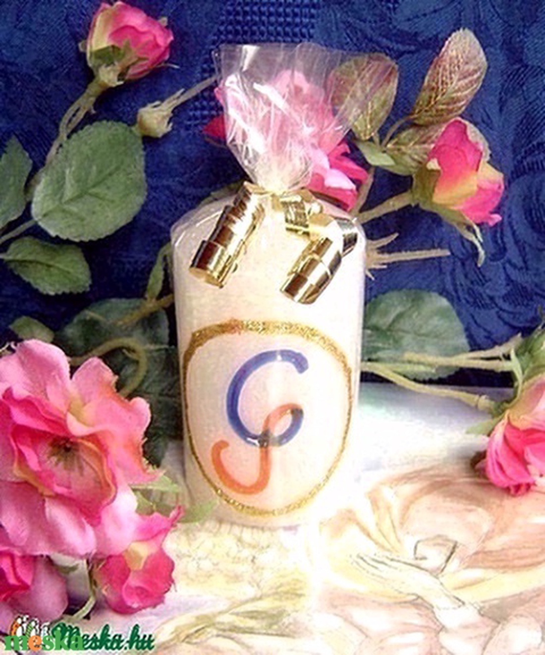 Beavatott arkangyal gyertya - GÁBRIEL - otthon & életmód - gyertya, illat, aroma - gyertya - Meska.hu