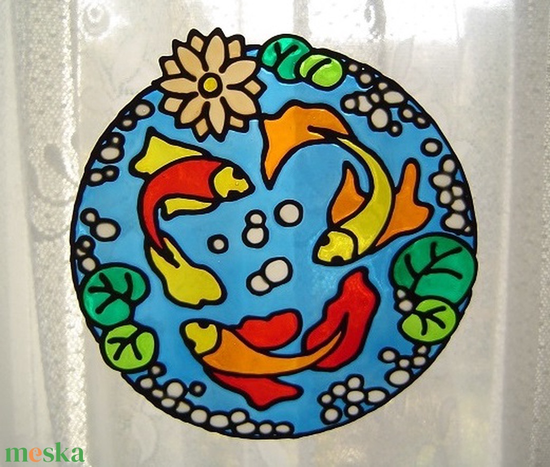 FENG SHUI ablakdísz, üvegmatrica, KERTI TÓ - otthon & életmód - dekoráció - ajtó- és ablak dekoráció - ablakdísz - Meska.hu FENG SHUI ablakdísz, üvegmatrica, KERTI TÓ - otthon & életmód - dekoráció - ajtó- és ablak dekoráció - ablakdísz - Meska.hu