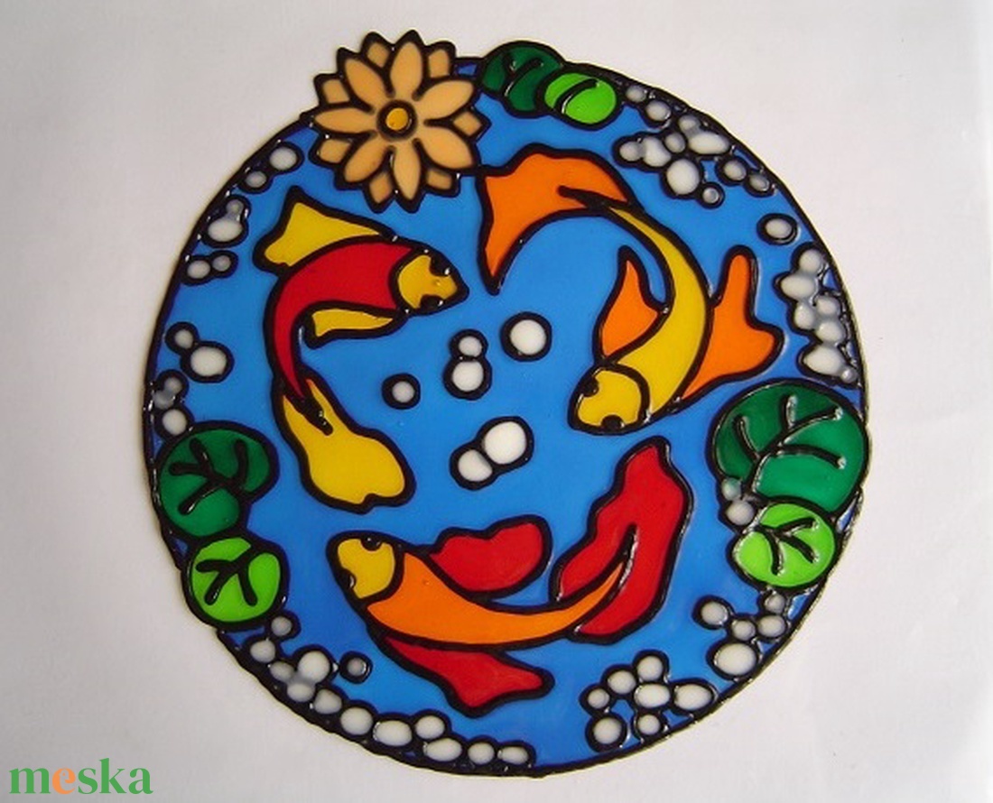 FENG SHUI ablakdísz, üvegmatrica, KERTI TÓ - otthon & életmód - dekoráció - ajtó- és ablak dekoráció - ablakdísz - Meska.hu FENG SHUI ablakdísz, üvegmatrica, KERTI TÓ - otthon & életmód - dekoráció - ajtó- és ablak dekoráció - ablakdísz - Meska.hu