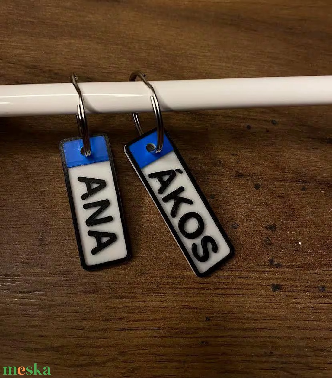 Rendszámtábla Kulcstartó - Személyre Szabható - 3D Nyomtatott  - táska & tok - kulcstartó & táskadísz - kulcstartó - Meska.hu