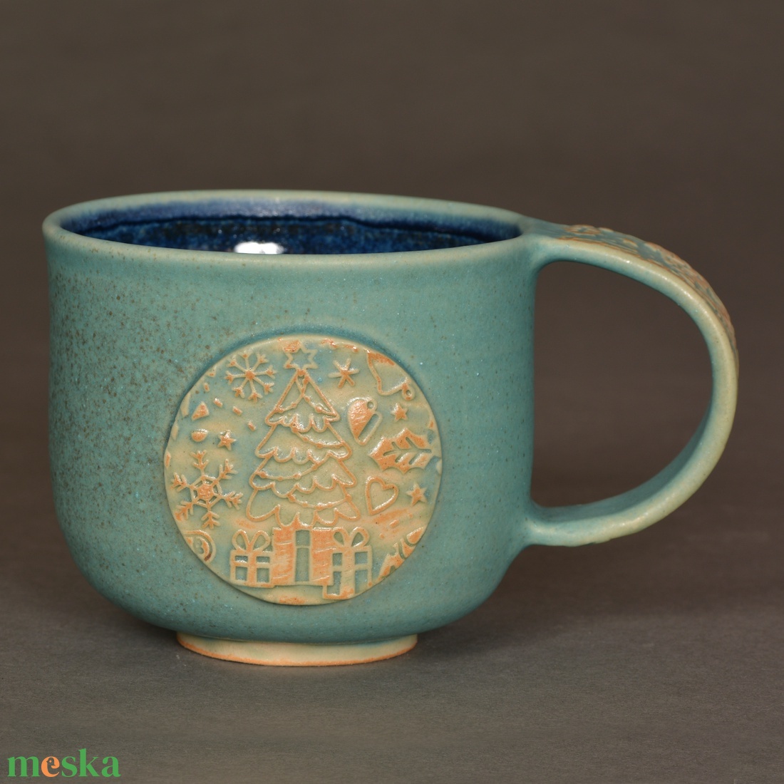 Kerámia bögre, karácsonyi hangulat(kék-türkiz) - otthon & életmód - konyhafelszerelés, tálalás - tálalás - bögre & csésze - Meska.hu Kerámia bögre, karácsonyi hangulat(kék-türkiz) - otthon & életmód - konyhafelszerelés, tálalás - tálalás - bögre & csésze - Meska.hu