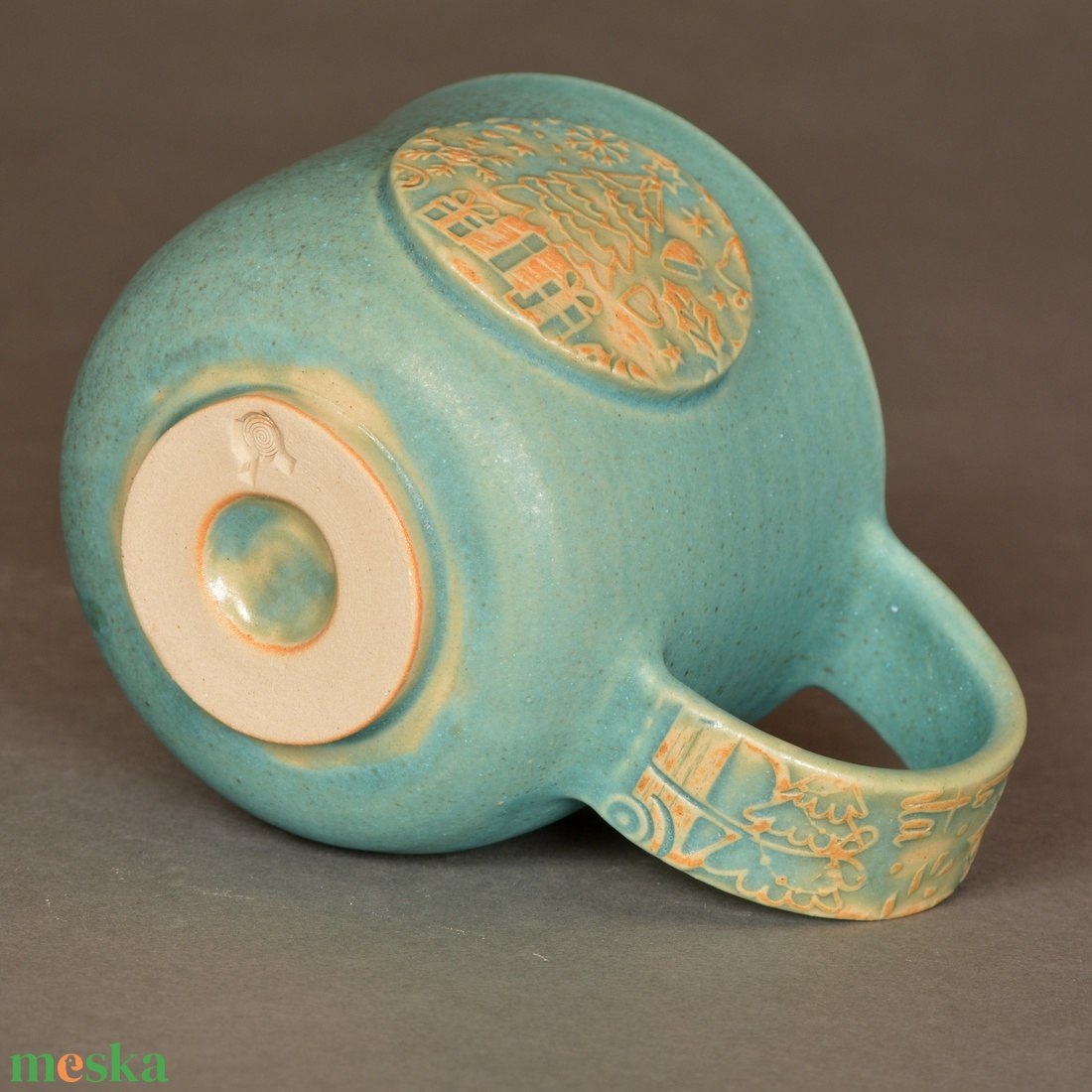 Kerámia bögre, karácsonyi hangulat(kék-türkiz) - otthon & életmód - konyhafelszerelés, tálalás - tálalás - bögre & csésze - Meska.hu Kerámia bögre, karácsonyi hangulat(kék-türkiz) - otthon & életmód - konyhafelszerelés, tálalás - tálalás - bögre & csésze - Meska.hu