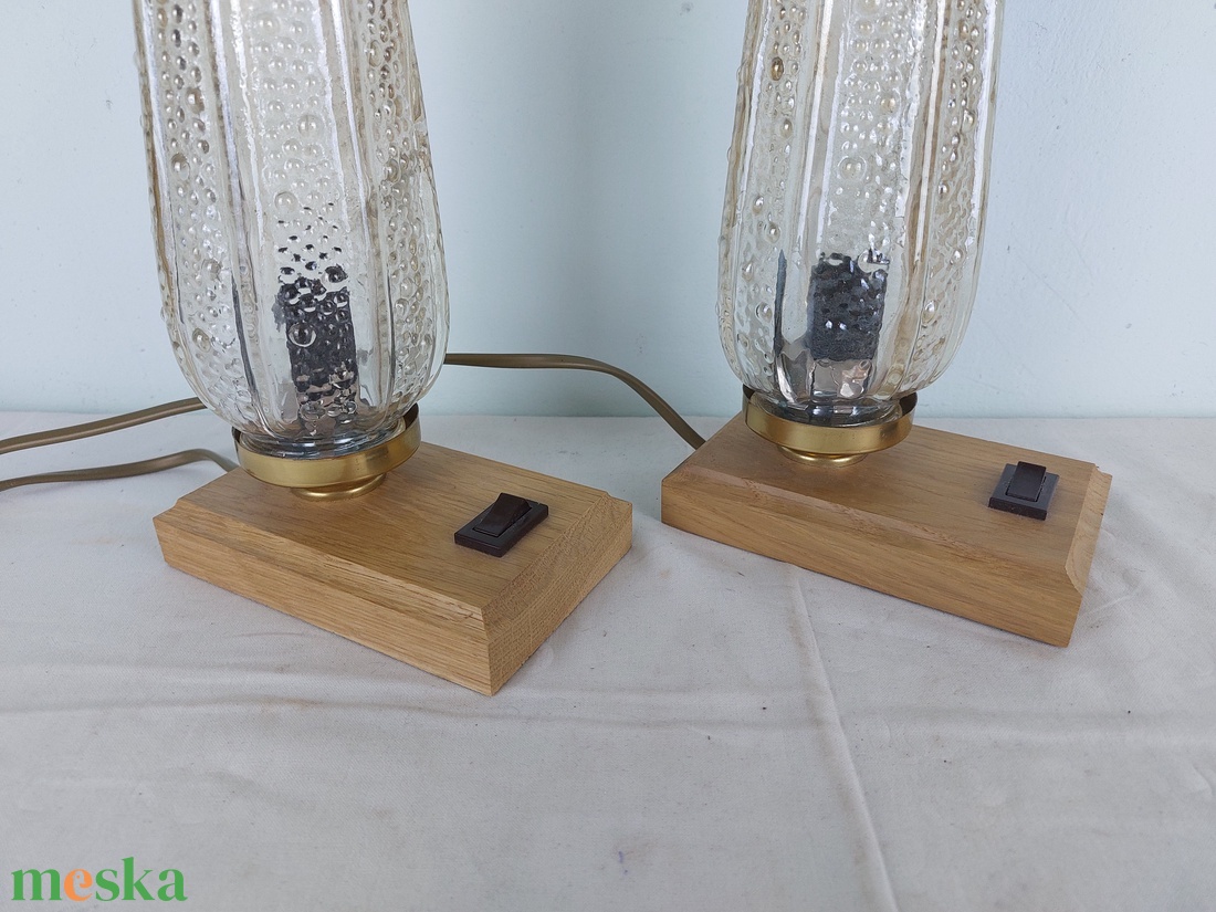 Par retro asztali lampa, kis lampa - otthon & életmód - lámpa - asztali lámpa - Meska.hu