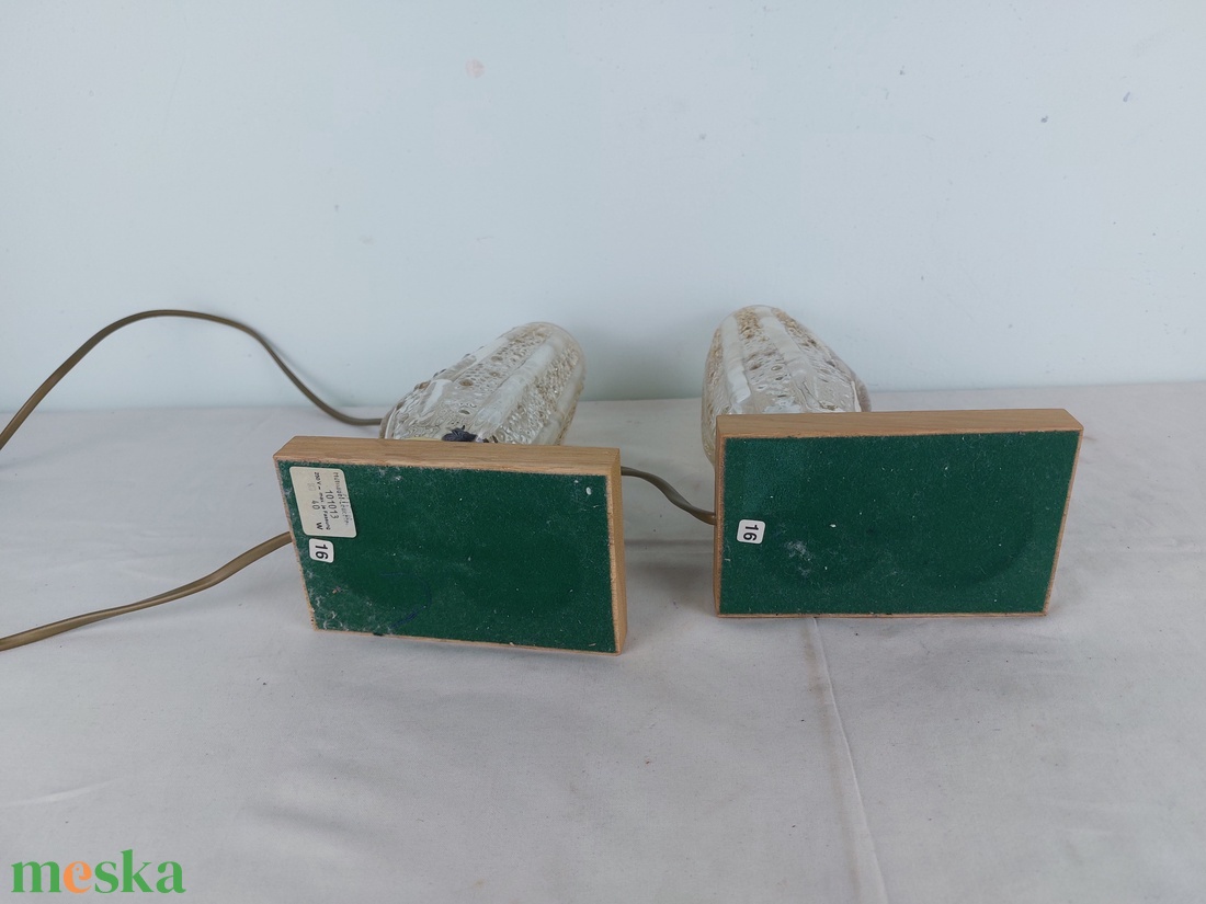 Par retro asztali lampa, kis lampa - otthon & életmód - lámpa - asztali lámpa - Meska.hu