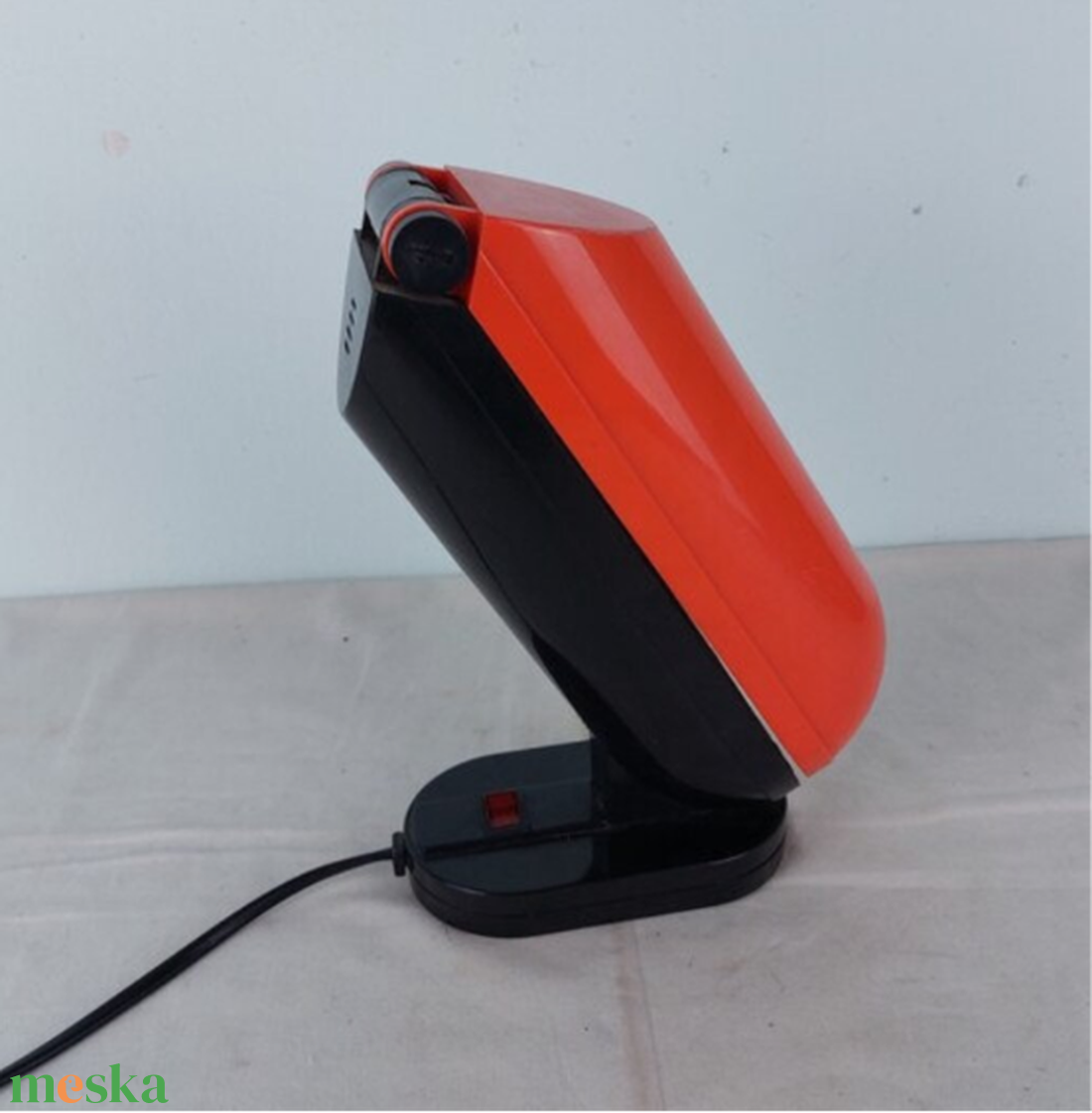 Retro piros asztali lampa, irodai lampa - otthon & életmód - lámpa - asztali lámpa - Meska.hu