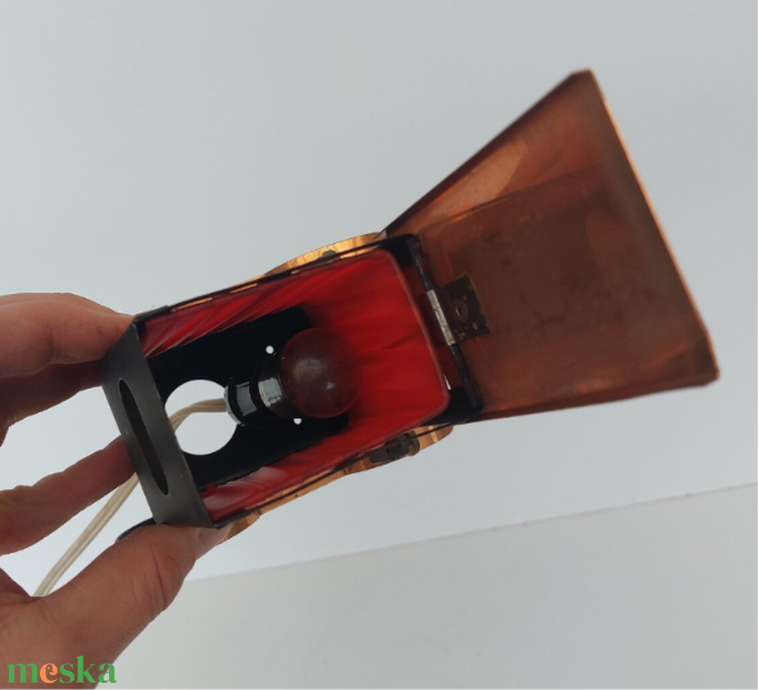 Auto asztali regi lampa, retro hangulatu, hangulatlampa - otthon & életmód - lámpa - asztali lámpa - Meska.hu