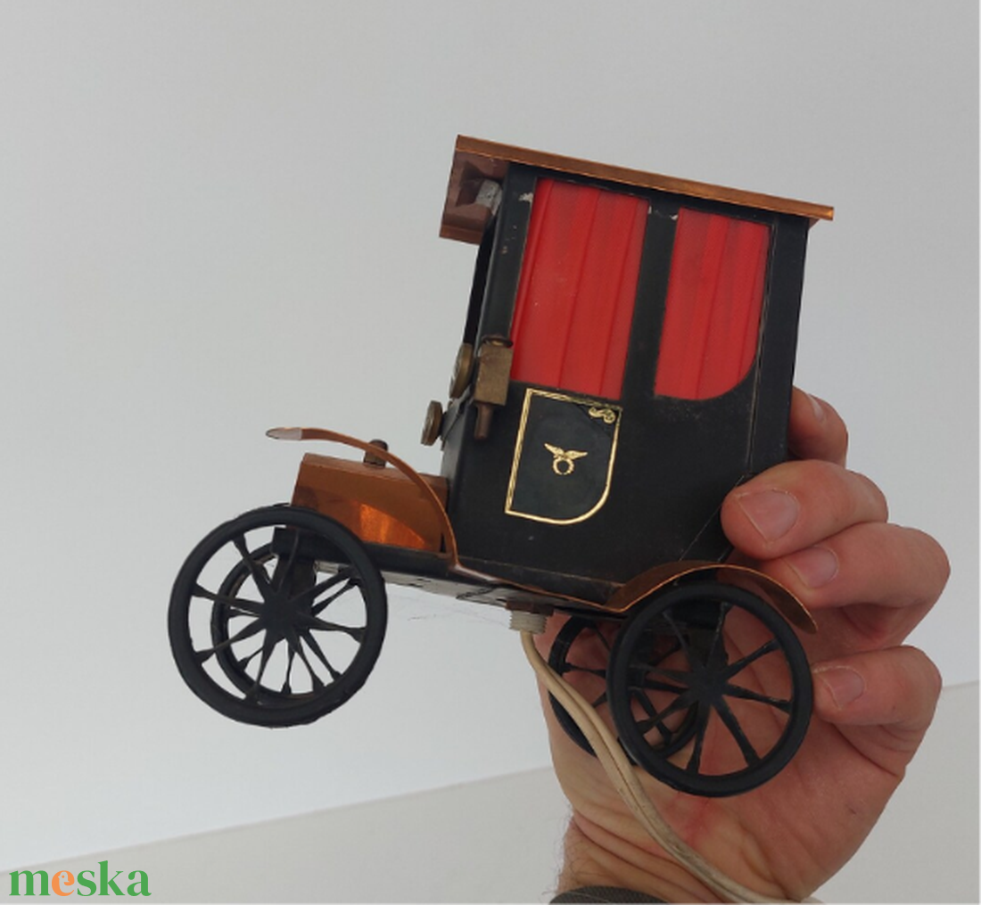 Auto asztali regi lampa, retro hangulatu, hangulatlampa - otthon & életmód - lámpa - asztali lámpa - Meska.hu