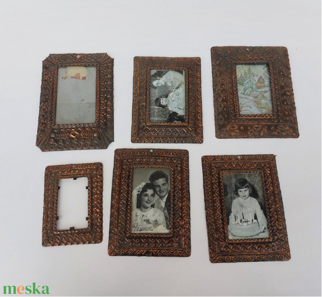 6 regi kepkeret, kommunista idobol - otthon & életmód - dekoráció - kép & falikép - képkeret - Meska.hu