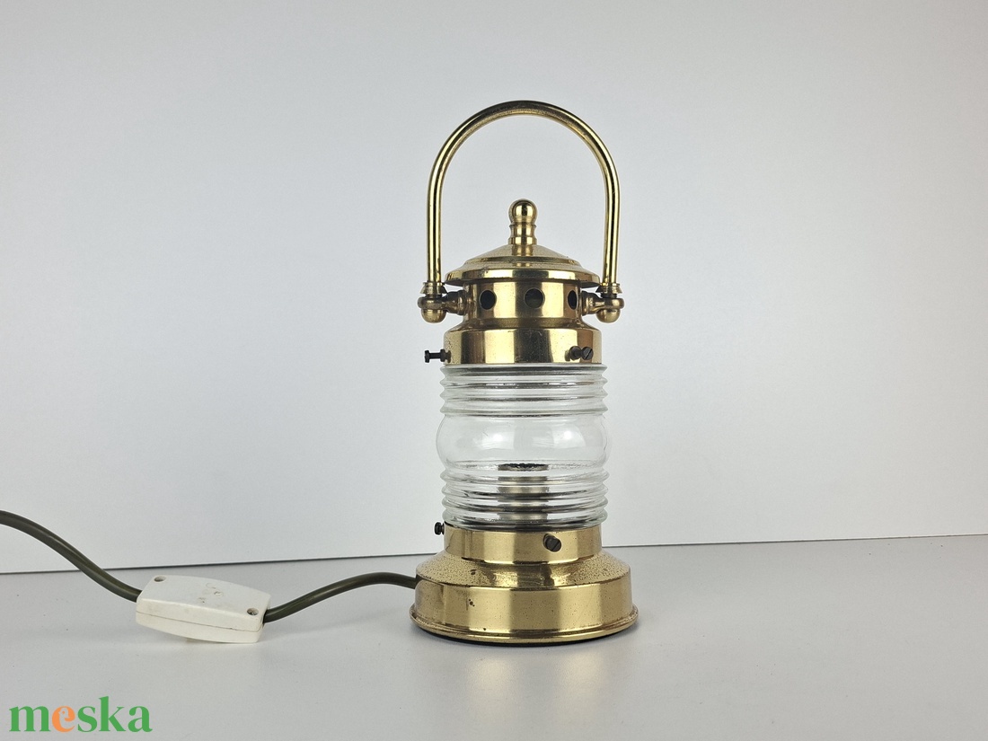 Hajo lampa, regi lampa, vintage lampa - otthon & életmód - lámpa - asztali lámpa - Meska.hu
