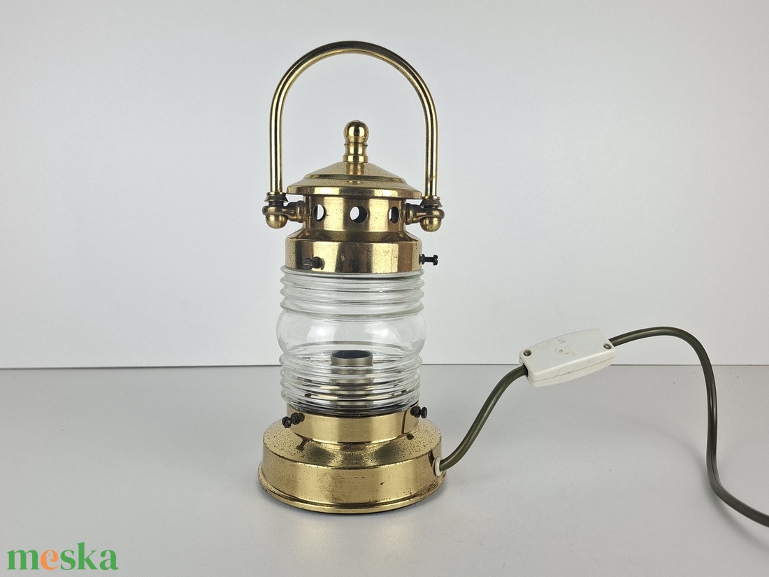 Hajo lampa, regi lampa, vintage lampa - otthon & életmód - lámpa - asztali lámpa - Meska.hu