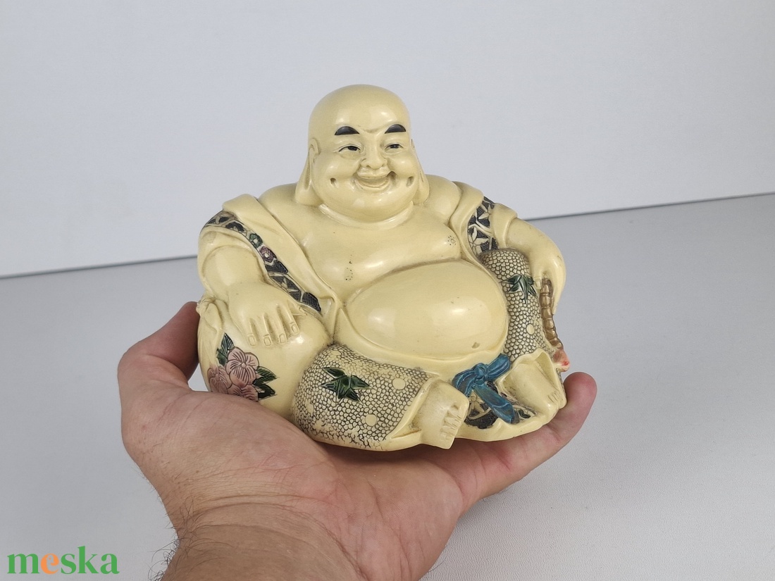 Mosolygos Buddha, kover Buddha. marvany - otthon & életmód - dekoráció - dísztárgy - Meska.hu