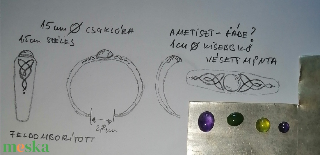Ametisztes kelta karperec - ékszer - karkötő - karperec - Meska.hu Ametisztes kelta karperec - ékszer - karkötő - karperec - Meska.hu