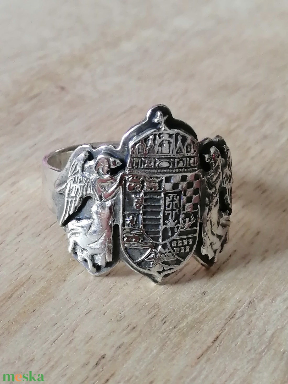 Nagymagyarország címer gyűrű - ékszer - gyűrű - figurális gyűrű - Meska.hu Nagymagyarország címer gyűrű - ékszer - gyűrű - figurális gyűrű - Meska.hu