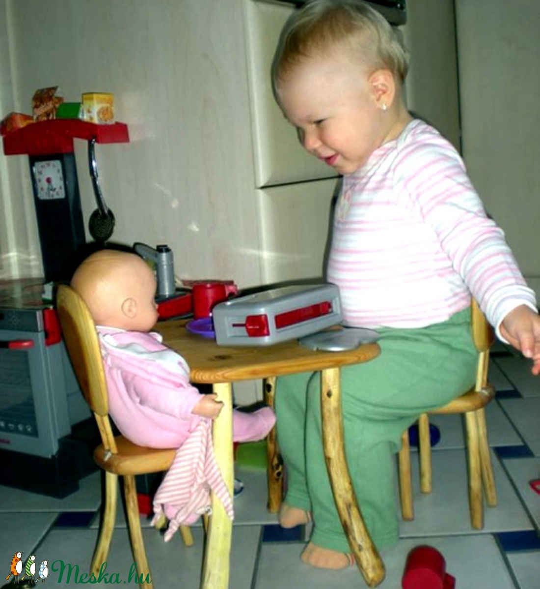 görbefa babaasztal -  - Meska.hu