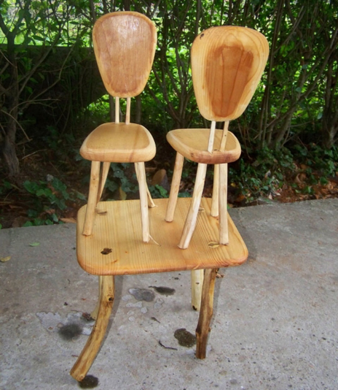 görbefa babaasztal -  - Meska.hu