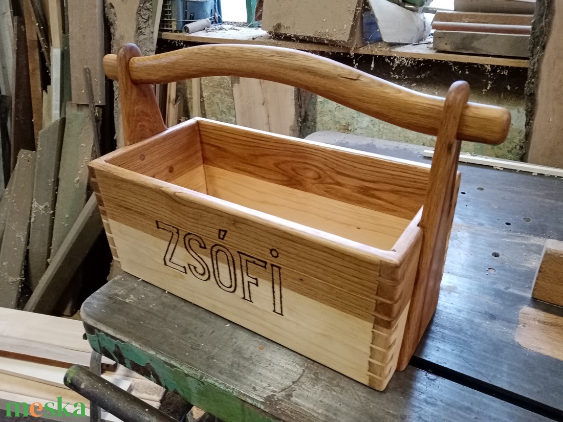 Klasszikus szerszámosláda - otthon & életmód - tárolás & rendszerezés - doboz - Meska.hu