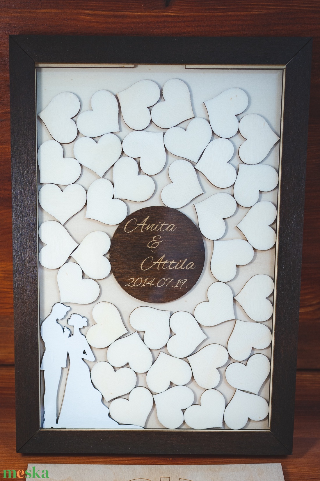Esküvői vendégkönyv - esküvő - emlék & ajándék - vendégkönyv - Meska.hu