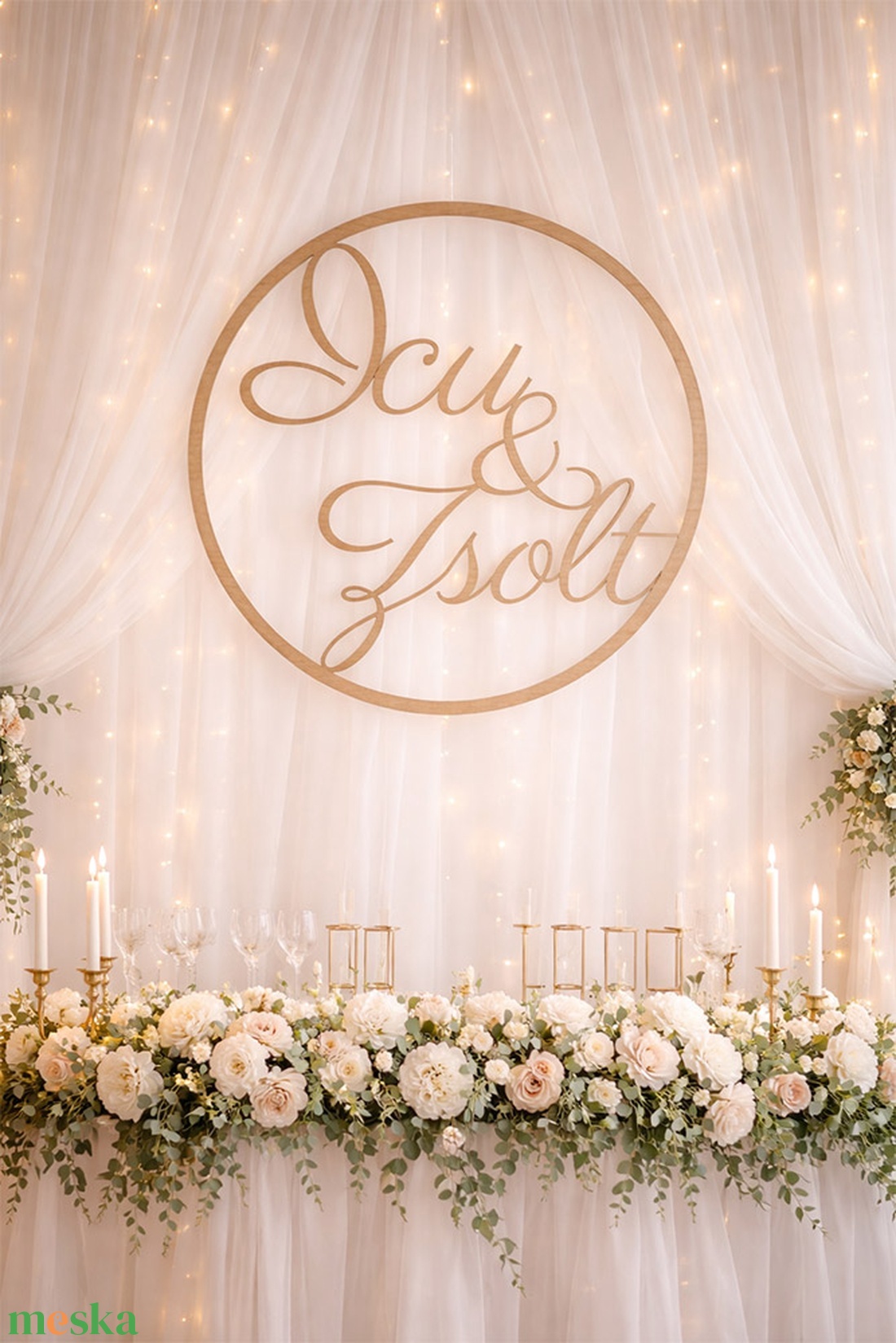 Esküvői szülő köszöntők + esküvői írott fa felirat  - esküvő - dekoráció - helyszíni dekor - Meska.hu