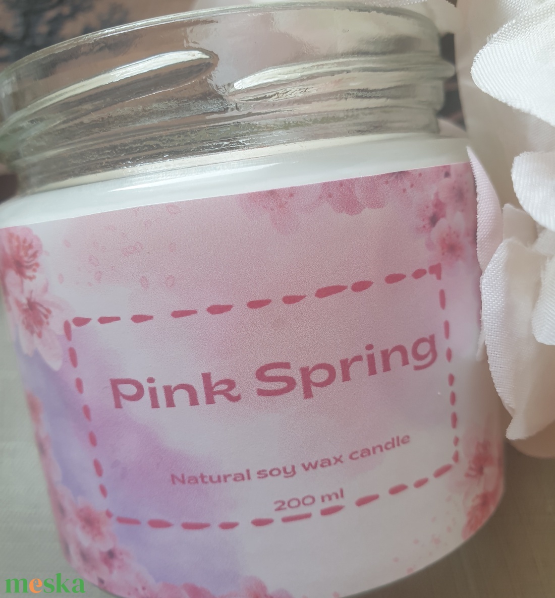 Pink Spring - otthon & életmód - gyertya, illat, aroma - gyertya - Meska.hu Pink Spring - otthon & életmód - gyertya, illat, aroma - gyertya - Meska.hu