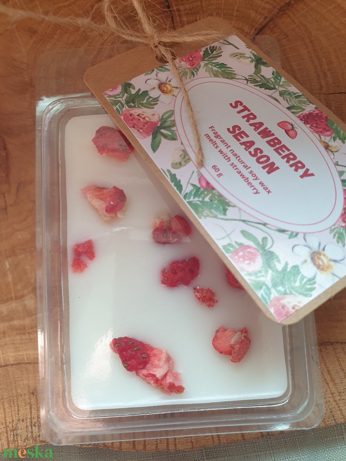 Illatviasz-Strawberry Season - otthon & életmód - gyertya, illat, aroma - illatviasz - Meska.hu Illatviasz-Strawberry Season - otthon & életmód - gyertya, illat, aroma - illatviasz - Meska.hu