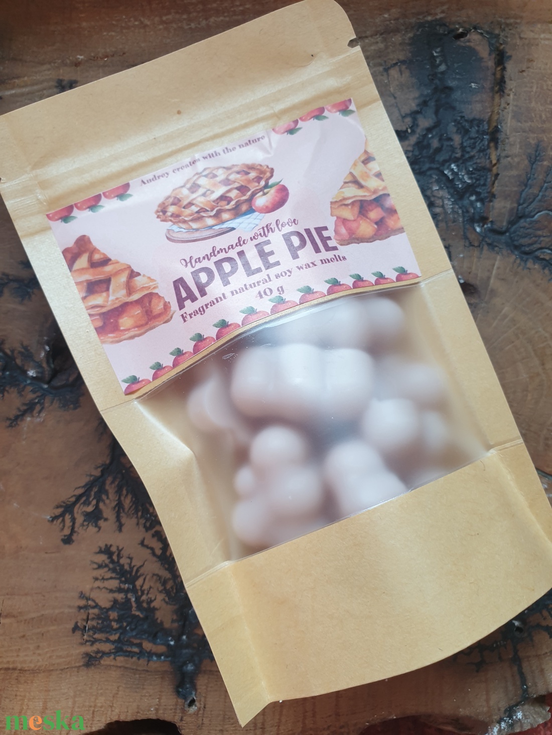 Illatviasz-Apple pie - otthon & életmód - gyertya, illat, aroma - illatviasz - Meska.hu