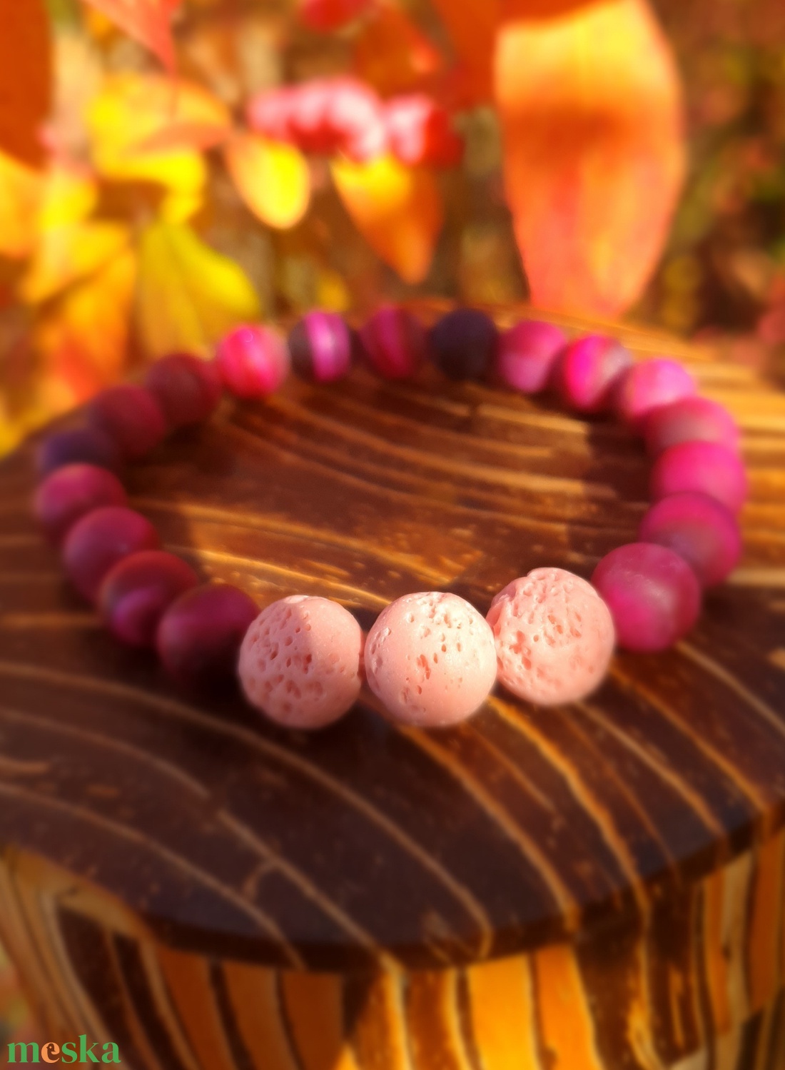 Illatfelhő a csuklódon, illatos ásványkarkötő, lávakő és matt tigrisszemből - ékszer - karkötő - ásványkarkötő - Meska.hu