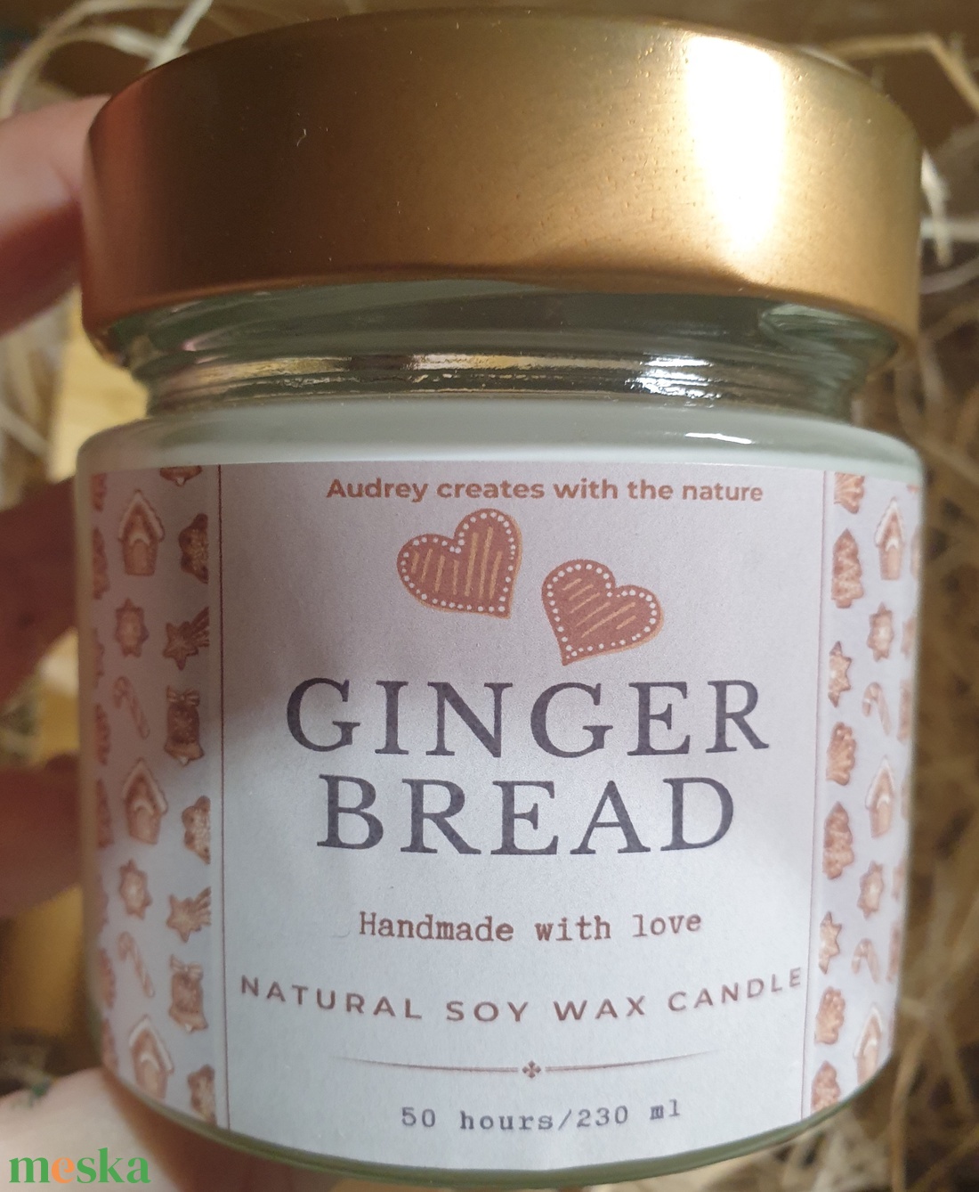 Gingerbread - otthon & életmód - gyertya, illat, aroma - gyertya - Meska.hu