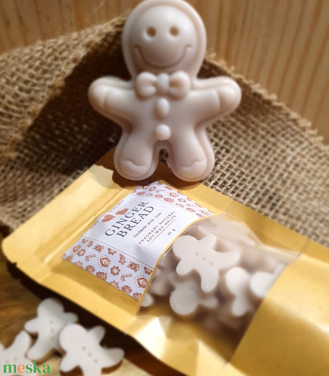 Illatviasz-Gingerbread - otthon & életmód - gyertya, illat, aroma - illatviasz - Meska.hu