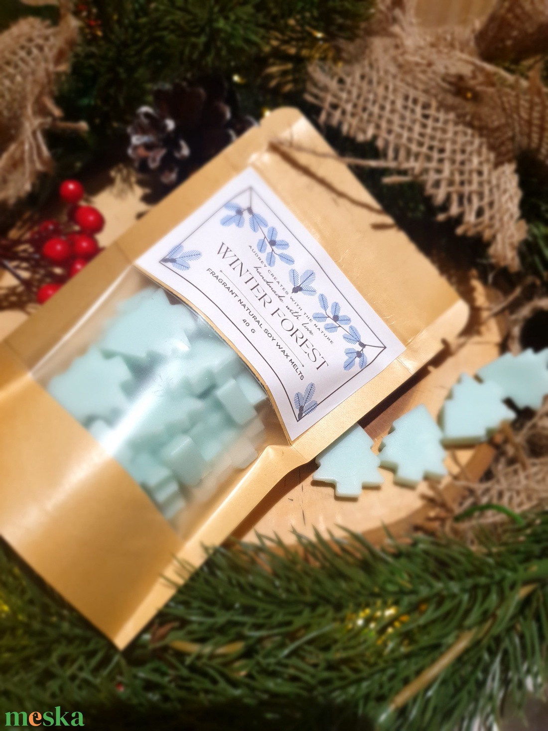 Illatviasz-Winter Forest - otthon & életmód - gyertya, illat, aroma - illatviasz - Meska.hu