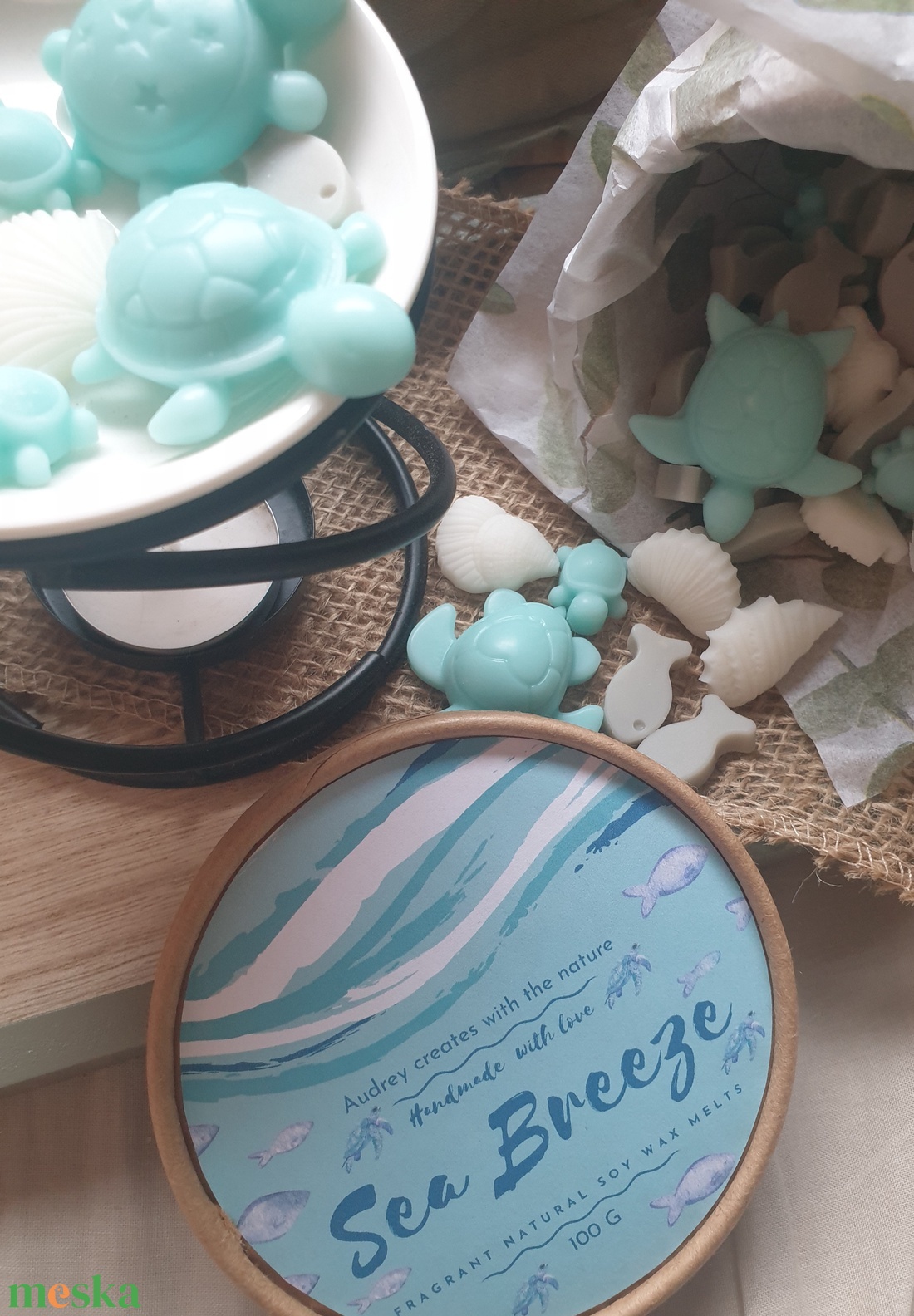 Illatviasz-Sea Breeze 100g - otthon & életmód - gyertya, illat, aroma - illatviasz - Meska.hu