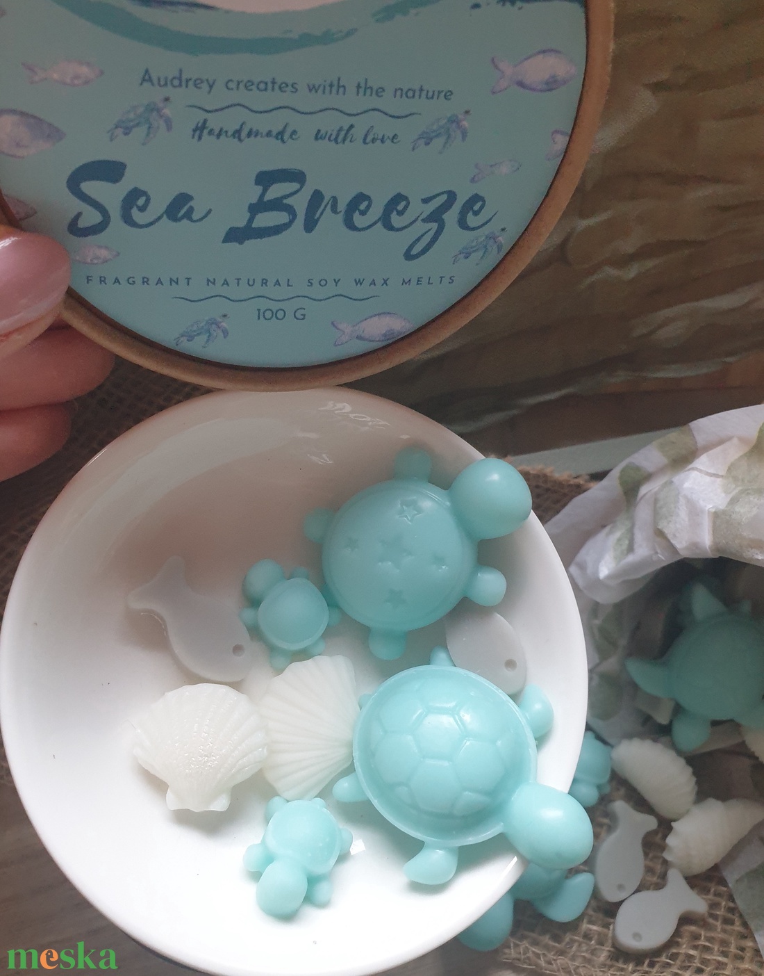 Illatviasz-Sea Breeze 100g - otthon & életmód - gyertya, illat, aroma - illatviasz - Meska.hu