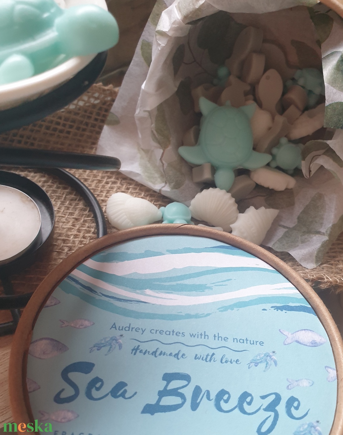 Illatviasz-Sea Breeze 100g - otthon & életmód - gyertya, illat, aroma - illatviasz - Meska.hu